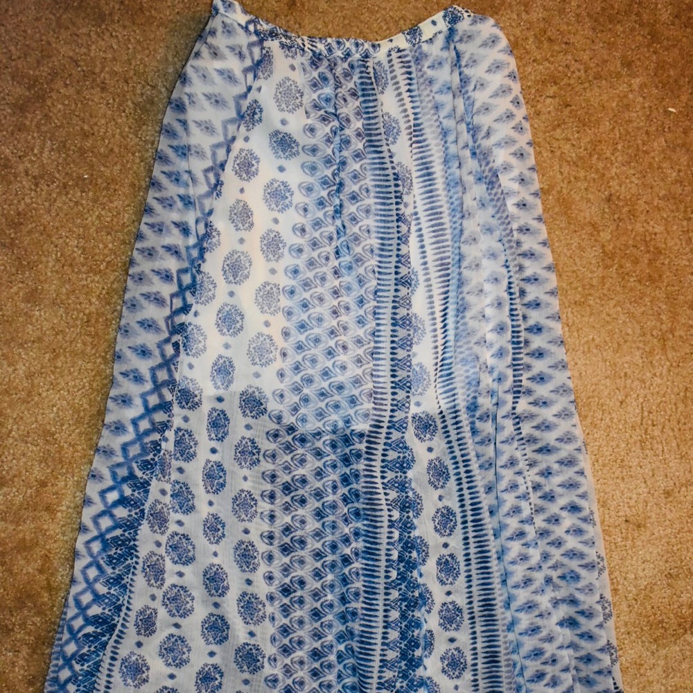 Maxi length summer skirt